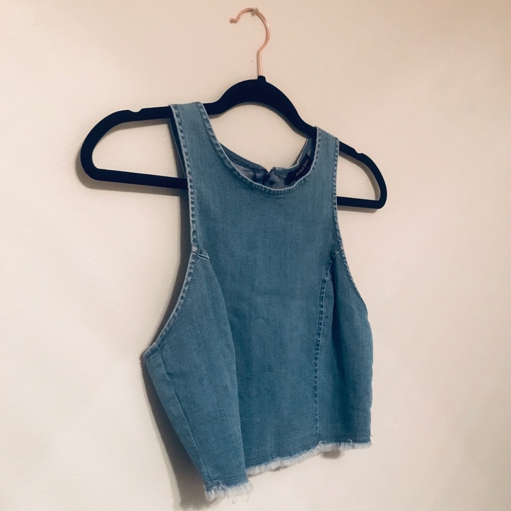 Denim Crop Top
